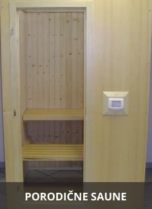 Električne peći za male saune zapremine od 1,5 do 8 m
