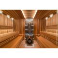 Lamperia for saunas: Red Canadian Cedar paneling (  )