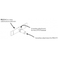 Elementi za montiranje terase: Pričvrsna spojnica RELO A za konstrukciju RELO P, RELO U, RELO K ( Fixing Group )