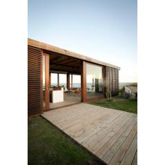Wooden floors: Decking larch terrace 27×120, 27x140 Antislip ( ARIX )