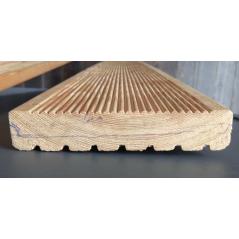 Wooden floors: Deking Both sides are ribbed from Siberian Larch ( ARIX )