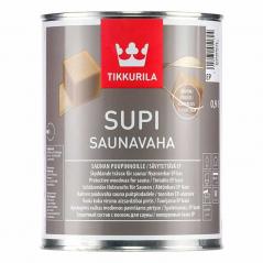 ЗАЩИТА для ДЕРЕВА: Защитный воск для саун от Tikkurila - Supi Sauna Wax (  )