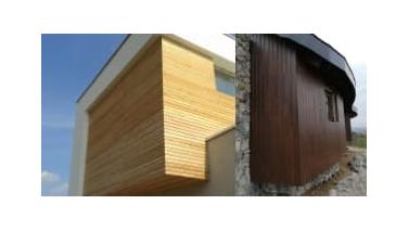 Installation of a wooden ventilated facade