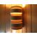 Rasveta za saune: Vertikalni Abažur od kedra (tamni) i jasike (svetli) 207 x 280 (  )