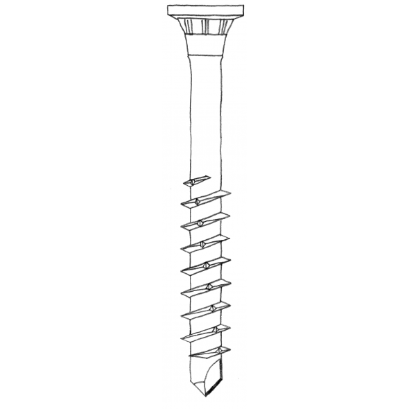 Elementi za montiranje fasada: Vijak (šaraf za drvo) od nerdjajućeg čelika  4.0 - 4.5 mm ( Fixing Group )