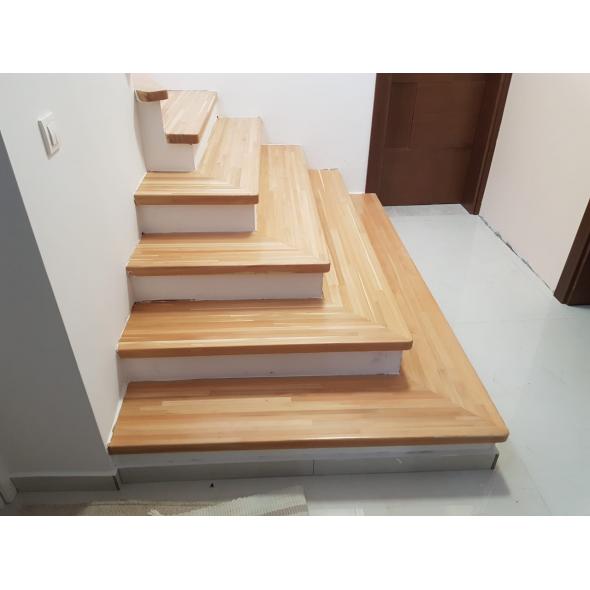 Stair treads: Steps made from Siberian larch 30 x 320, 40 x 320 ( ARIX )