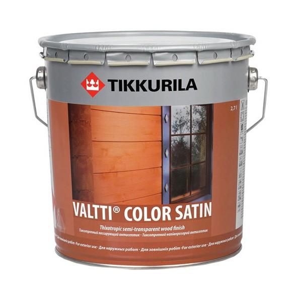 Wood Protection : Tikkurila Valtti Color Satin Ecological Protection for Oil-Based Facades ( Tikkurila )
