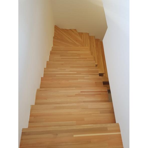 Stair treads: Steps made from Siberian larch 32 x 300 ( ARIX )