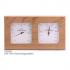 Sauna Equipment: Thermometer and Hydrometer in wooden frame (  )